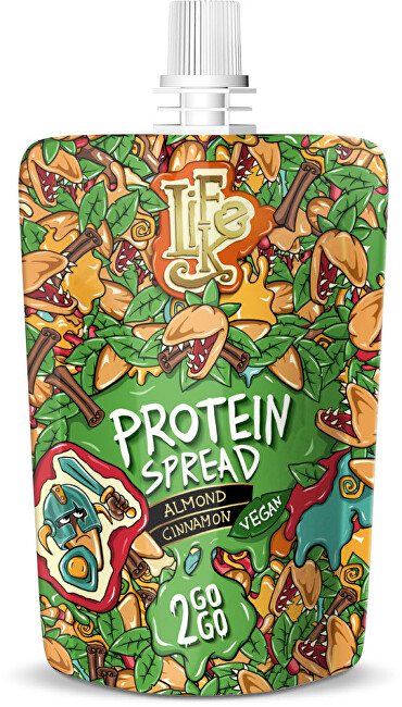 Zobrazit detail výrobku Lifelike Food 2GOGO protein cinnamon vegan 80 g Zobrazit detail výrobku Lifelike Food 2GOGO protein cinnamon vegan 80 g