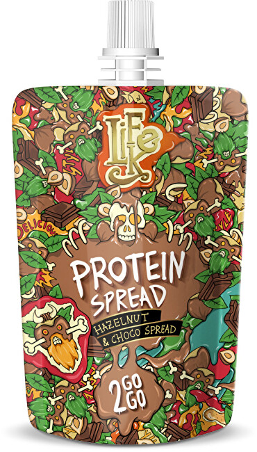 Zobrazit detail výrobku Lifelike Food 2GOGO protein hazelnut 80 g Zobrazit detail výrobku Lifelike Food 2GOGO protein hazelnut 80 g