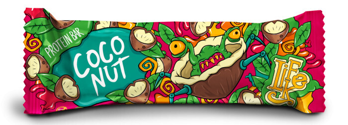 Zobrazit detail výrobku Lifelike Food Protein bar Coconut - 45 g Zobrazit detail výrobku Lifelike Food Protein bar Coconut - 45 g