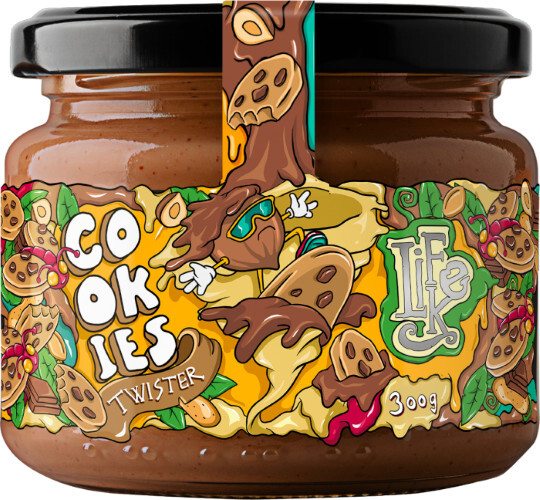 Zobrazit detail výrobku Lifelike Food Twister Cookies 300 g Zobrazit detail výrobku Lifelike Food Twister Cookies 300 g