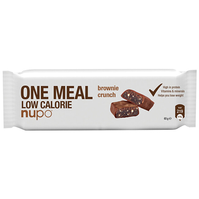 Zobrazit detail výrobku NUPO NUPO ONE MEAL tyčinka Brownie 65 g Zobrazit detail výrobku NUPO NUPO ONE MEAL tyčinka Brownie 65 g
