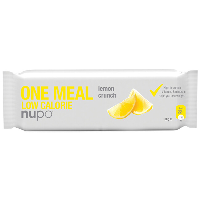 Zobrazit detail výrobku NUPO NUPO ONE MEAL tyčinka Citrónová 65 g Zobrazit detail výrobku NUPO NUPO ONE MEAL tyčinka Citrónová 65 g