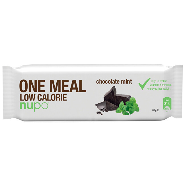 Zobrazit detail výrobku NUPO NUPO ONE MEAL tyčinka Čokoláda s mátou 65 g Zobrazit detail výrobku NUPO NUPO ONE MEAL tyčinka Čokoláda s mátou 65 g