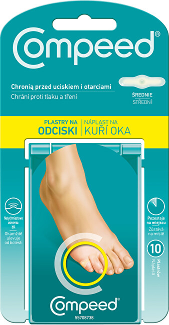 Zobrazit detail výrobku QUIES COMPEED Náplast na kuří oka 10 ks Zobrazit detail výrobku QUIES COMPEED Náplast na kuří oka 10 ks