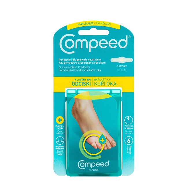 Zobrazit detail výrobku Compeed COMPEED Náplast na kuří oka MOIST 6 ks Zobrazit detail výrobku Compeed COMPEED Náplast na kuří oka MOIST 6 ks