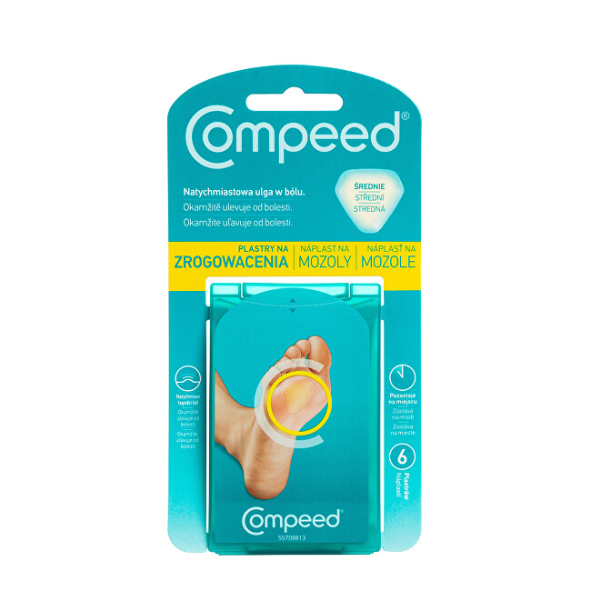 Zobrazit detail výrobku Compeed COMPEED Náplast na mozoly 6 ks Zobrazit detail výrobku Compeed COMPEED Náplast na mozoly 6 ks