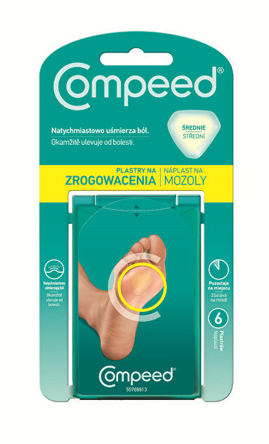 Zobrazit detail výrobku QUIES COMPEED Náplast na mozoly 6 ks Zobrazit detail výrobku QUIES COMPEED Náplast na mozoly 6 ks