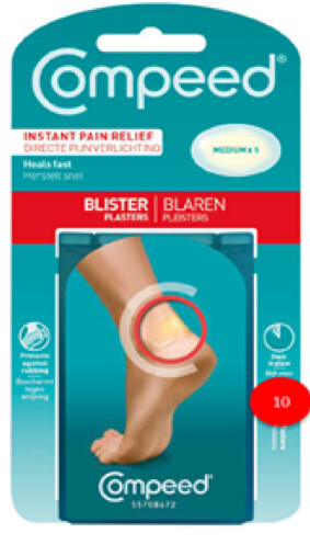 Zobrazit detail výrobku QUIES COMPEED Náplast na puchýře střední 10 ks Zobrazit detail výrobku QUIES COMPEED Náplast na puchýře střední 10 ks