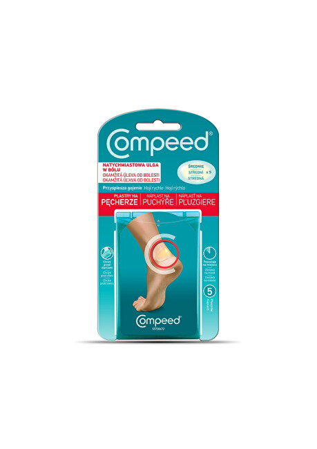 Zobrazit detail výrobku Compeed COMPEED Náplast na puchýře střední 5 ks Zobrazit detail výrobku Compeed COMPEED Náplast na puchýře střední 5 ks
