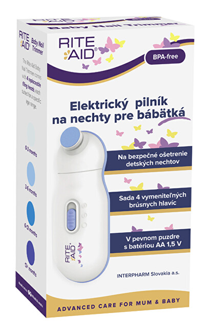Zobrazit detail výrobku RiteAid RiteAid Elektrický pilník na nehty pro miminka Zobrazit detail výrobku RiteAid RiteAid Elektrický pilník na nehty pro miminka