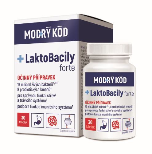 Zobrazit detail výrobku Simply You LaktoBacily forte MODRÝ KÓD 30 tobolek Zobrazit detail výrobku Simply You LaktoBacily forte MODRÝ KÓD 30 tobolek