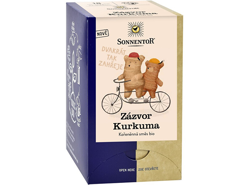 Zobrazit detail výrobku Sonnentor Bio Zázvor kurkuma 32,4 g porcovaný Zobrazit detail výrobku Sonnentor Bio Zázvor kurkuma 32,4 g porcovaný