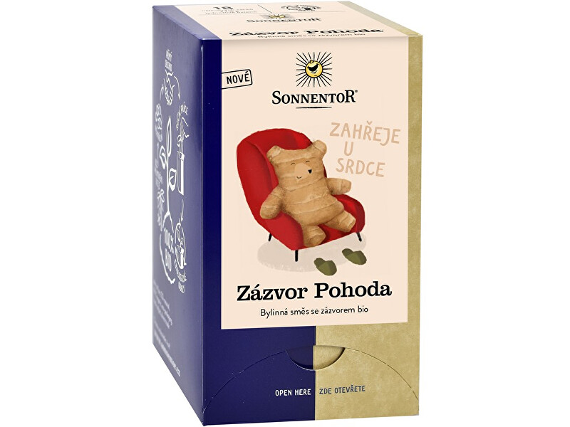 Zobrazit detail výrobku Sonnentor Bio Zázvor pohoda 32,4 g porcovaný Zobrazit detail výrobku Sonnentor Bio Zázvor pohoda 32,4 g porcovaný