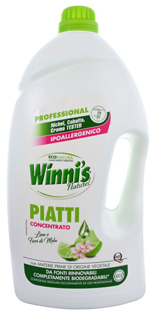 Zobrazit detail výrobku Winni´s Hypoalergenní mycí prostředek na nádobí s vůní limetky 5 l Zobrazit detail výrobku Winni´s Hypoalergenní mycí prostředek na nádobí s vůní limetky 5 l