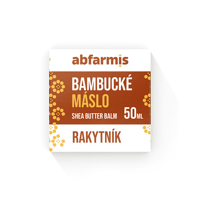 Zobrazit detail výrobku ABFARMIS Abfarmis Bambucké máslo rakytník 50 ml Zobrazit detail výrobku ABFARMIS Abfarmis Bambucké máslo rakytník 50 ml