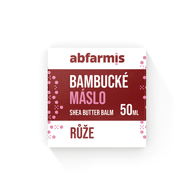 Zobrazit detail výrobku ABFARMIS Abfarmis Bambucké máslo růže 50 ml Zobrazit detail výrobku ABFARMIS Abfarmis Bambucké máslo růže 50 ml