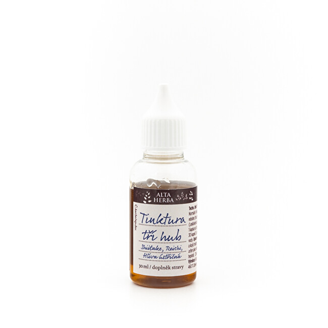 Zobrazit detail výrobku Alta Herba Tinktura tří hub (shiitake, reishi, hlíva ústřičná) 30 ml Zobrazit detail výrobku Alta Herba Tinktura tří hub (shiitake, reishi, hlíva ústřičná) 30 ml