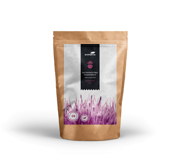 Zobrazit detail výrobku Aromatica Ostropestřec mariánský 200 g Zobrazit detail výrobku Aromatica Ostropestřec mariánský 200 g