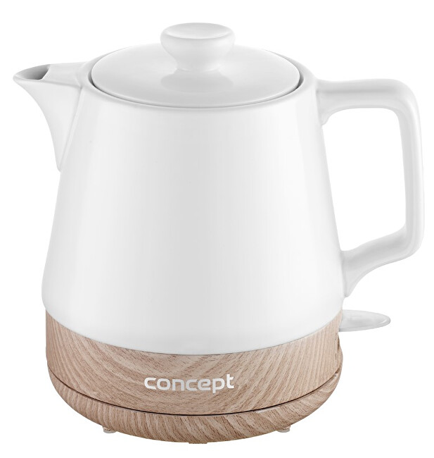 Zobrazit detail výrobku Concept RK0060 Rychlovarná konvice keramická 1 l, bílá Zobrazit detail výrobku Concept RK0060 Rychlovarná konvice keramická 1 l, bílá