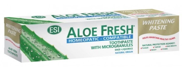 Zobrazit detail výrobku ESI Zubní pasta ESI AloeFresh Homeopatic 100 ml Zobrazit detail výrobku ESI Zubní pasta ESI AloeFresh Homeopatic 100 ml
