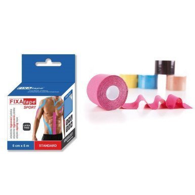 Zobrazit detail výrobku FIXAtape Kinesio Standard 5 cm x 5 m 1 ks - MIX 5 barev Zobrazit detail výrobku FIXAtape Kinesio Standard 5 cm x 5 m 1 ks - MIX 5 barev