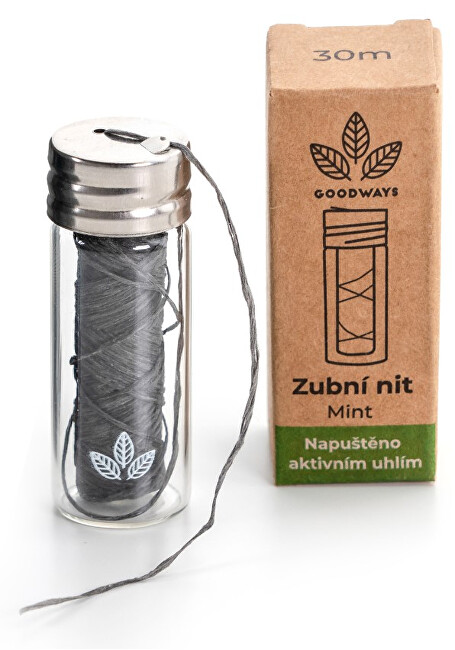 Zobrazit detail výrobku GoodWays Zubní nit s aktivním uhlím 30 m Zobrazit detail výrobku GoodWays Zubní nit s aktivním uhlím 30 m