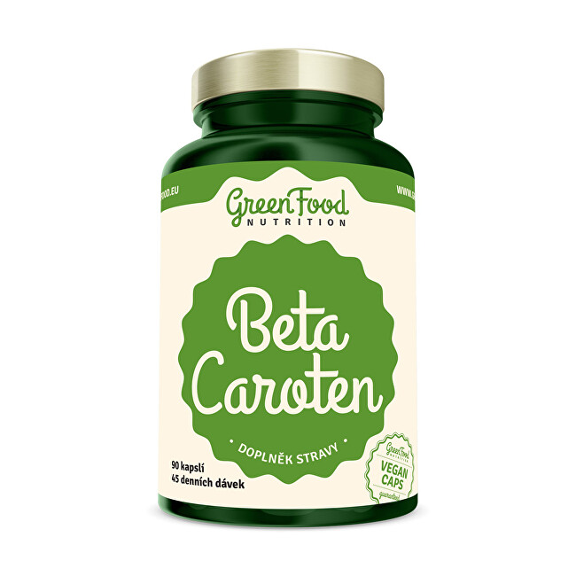 Zobrazit detail výrobku GreenFood Nutrition Beta Caroten 90 kapslí Zobrazit detail výrobku GreenFood Nutrition Beta Caroten 90 kapslí
