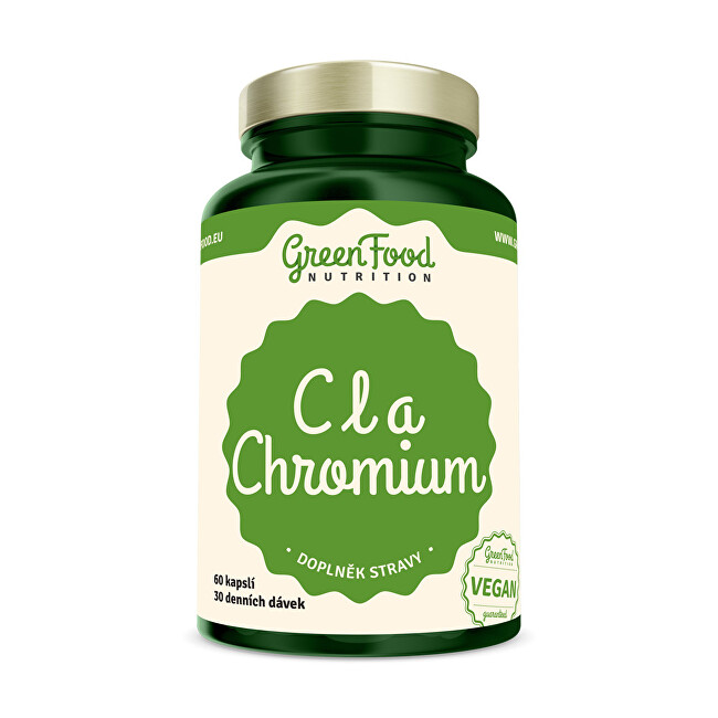 Zobrazit detail výrobku GreenFood Nutrition CLA + Chromium Lalmin® 60 kapslí Zobrazit detail výrobku GreenFood Nutrition CLA + Chromium Lalmin® 60 kapslí