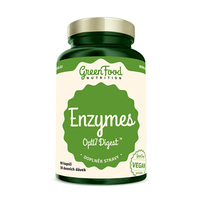 GreenFood Nutrition Enzýmy Opti7 Digest 90 kapsúl