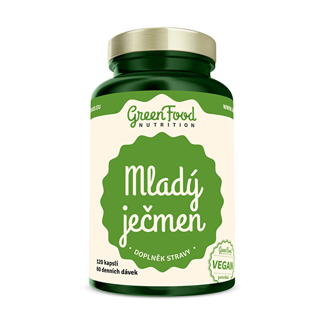 Zobrazit detail výrobku GreenFood Nutrition Mladý ječmen 120 kapslí Zobrazit detail výrobku GreenFood Nutrition Mladý ječmen 120 kapslí