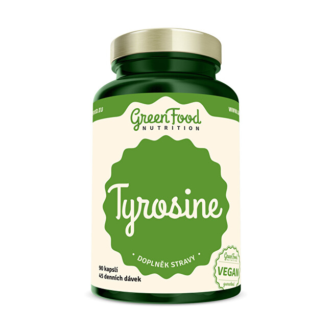 Zobrazit detail výrobku GreenFood Nutrition Tyrosin 90 kapslí Zobrazit detail výrobku GreenFood Nutrition Tyrosin 90 kapslí