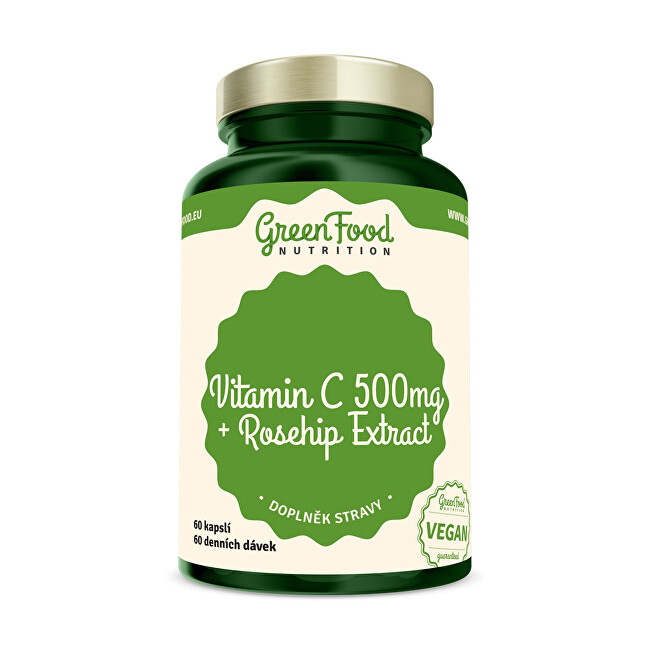 Zobrazit detail výrobku GreenFood Nutrition Vitamin C 500 + Extrakt ze šípků 60 kapslí Zobrazit detail výrobku GreenFood Nutrition Vitamin C 500 + Extrakt ze šípků 60 kapslí