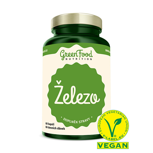 Zobrazit detail výrobku GreenFood Nutrition Železo 60 kapslí Zobrazit detail výrobku GreenFood Nutrition Železo 60 kapslí