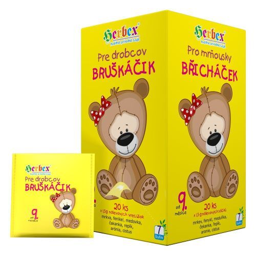 Zobrazit detail výrobku HERBEX Břicháček pro mrňousky 20 x 1,5 g Zobrazit detail výrobku HERBEX Břicháček pro mrňousky 20 x 1,5 g
