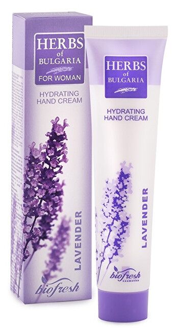 HERBS OF BULGARIA - LAVENDER Hydratačný krém na ruky z levandule 75 ml