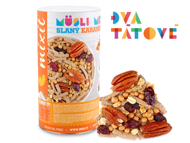 Zobrazit detail výrobku Mixit Pečený Mixit - Slaný karamel & pekany 470 g Zobrazit detail výrobku Mixit Pečený Mixit - Slaný karamel & pekany 470 g