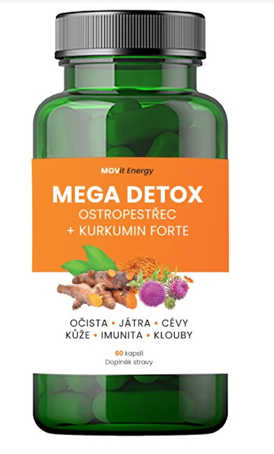 Zobrazit detail výrobku MOVit Energy MOVit Mega Detox Ostropestřec + Kurkumin FORTE, 60 kapslí Zobrazit detail výrobku MOVit Energy MOVit Mega Detox Ostropestřec + Kurkumin FORTE, 60 kapslí