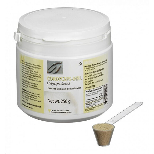 Zobrazit detail výrobku MRL MRL, Cordyceps Sinensis, biomasa 250 g Zobrazit detail výrobku MRL MRL, Cordyceps Sinensis, biomasa 250 g