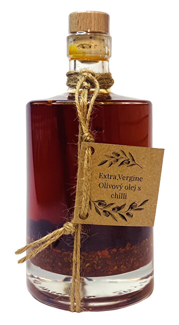 Zobrazit detail výrobku Nikoleta-Maria Extra Vergine olivový olej s chilli 500 ml Zobrazit detail výrobku Nikoleta-Maria Extra Vergine olivový olej s chilli 500 ml