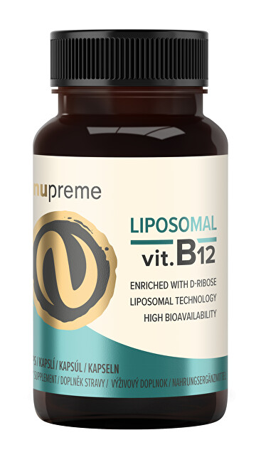 Zobrazit detail výrobku Nupreme Liposomal Vit. B12 30 kapslí Zobrazit detail výrobku Nupreme Liposomal Vit. B12 30 kapslí