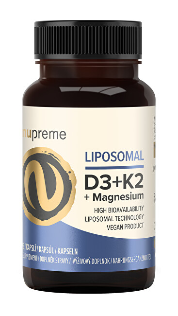 Zobrazit detail výrobku Nupreme Liposomal Vit. D3+K2 30 kapslí Zobrazit detail výrobku Nupreme Liposomal Vit. D3+K2 30 kapslí