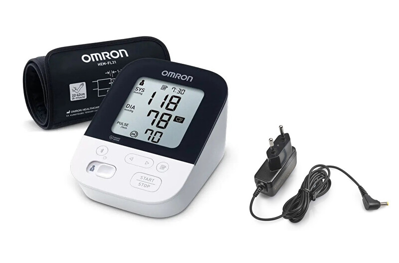 Zobrazit detail výrobku Omron Tonometr OMRON M4 INTELLI IT+adaptér Zobrazit detail výrobku Omron Tonometr OMRON M4 INTELLI IT+adaptér