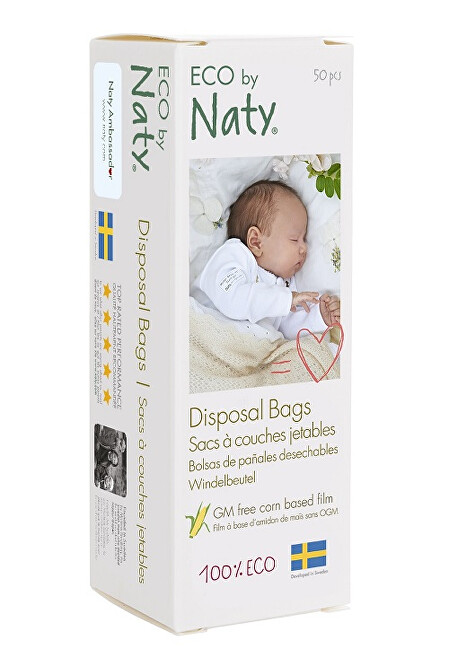 Zobrazit detail výrobku Eco by Naty Sáčky na plenky bez vůně 50 ks Zobrazit detail výrobku Eco by Naty Sáčky na plenky bez vůně 50 ks