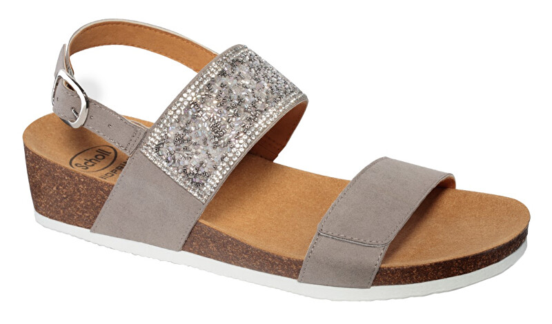 Scholl Zdravotná obuv-CECILIA SAND MicroStrass-W - Grey 38