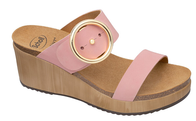 Scholl Zdravotná obuv - MALIBU`WEDGE Nub-W - Pale Pink 40