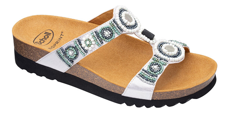 Scholl Zdravotná obuv - NEW BOGOTA`SatinBds-W - Silver / Multi 41