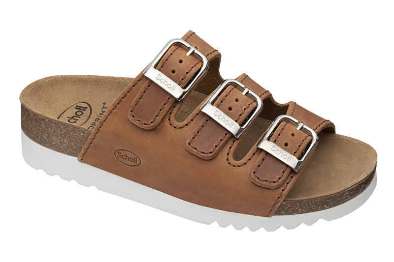 Scholl Zdravotná obuv - RIO WEDGE AD OilLea-W - Cognac 38
