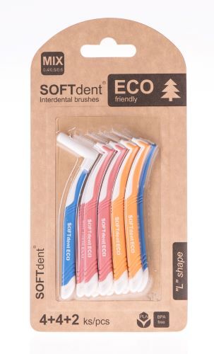 Zobrazit detail výrobku SOFTdent ECO mezizubní kartáček - L MIX, 10 ks Zobrazit detail výrobku SOFTdent ECO mezizubní kartáček - L MIX, 10 ks