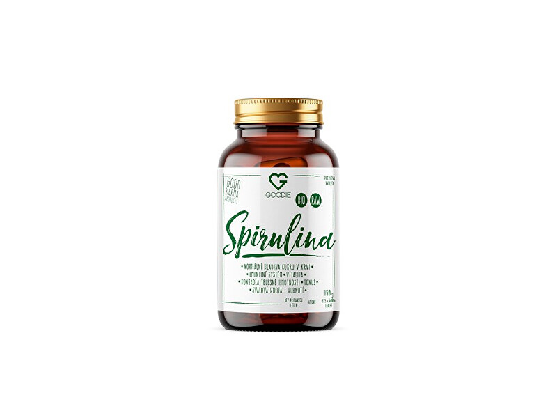 Zobrazit detail výrobku Goodie Spirulina BIO 375 tablet Zobrazit detail výrobku Goodie Spirulina BIO 375 tablet