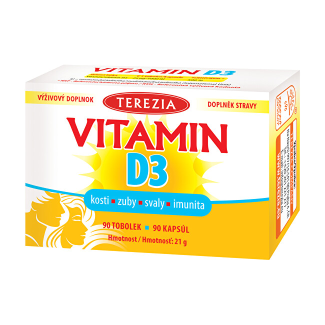 Zobrazit detail výrobku Terezia Company TEREZIA Vitamin D3 1000 IU 90 tobolek Zobrazit detail výrobku Terezia Company TEREZIA Vitamin D3 1000 IU 90 tobolek